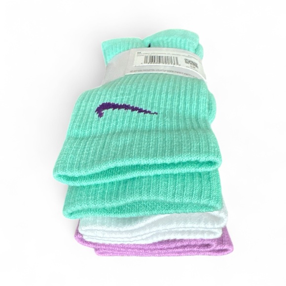 Nike Everyday Cotton Cushioned DRI FIT Crew Socks Unisex - Picture 1 of 6